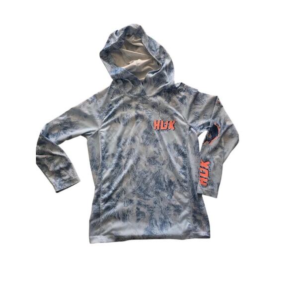 Huk Kids Pursuit Hoodie "Ice Water" YS - Picture 1 of 3